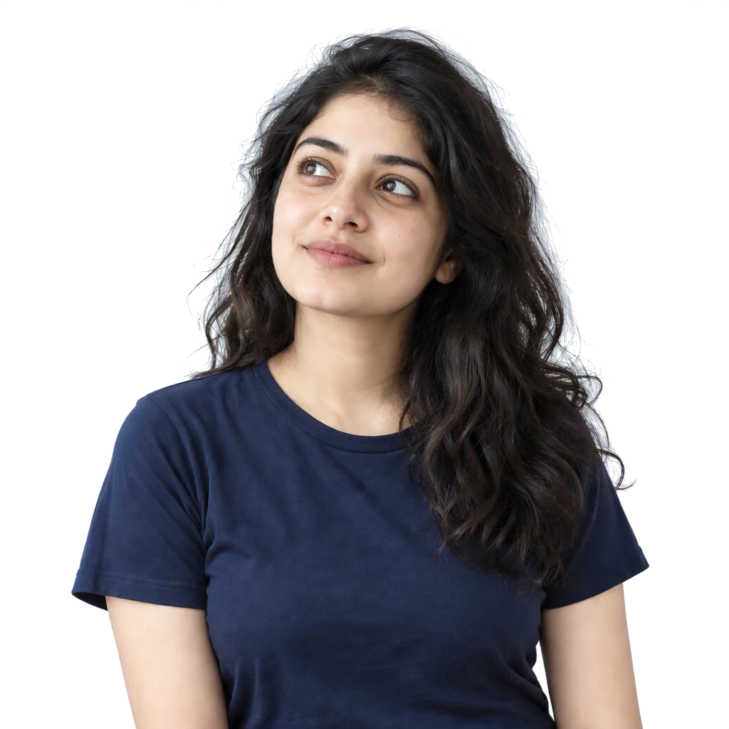 Illustrative portrait for Rohini Sharma's fictional enquiry